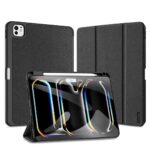 Juodas dėklas Apple iPad Pro 11 2024 Dux Ducis Domo su plasčio ir apsauga iš įvairių kampų