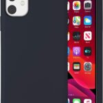 Juodas dėklas Apple iPhone 11 Mercury Silicone su matinio paviršiaus tekstūra ir kamera