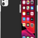 Juodas dėklas Apple iPhone 11 Mercury Soft, matinis paviršius ir apsauga kamerai