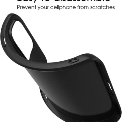 Juodas dėklas Apple iPhone 14 Pro X-level Guardian, lengvai lankstomas apsaugoti telefoną nuo įbrėžimų