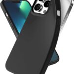 Juodas dėklas Apple iPhone 15 Pro Mercury Soft su matiniu paviršiumi ir išpjovomis kameroms