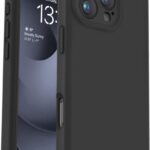 Juodas dėklas Apple iPhone 16 Pro X-level Dynamic su matiniu paviršiumi ir apsauga kamerai