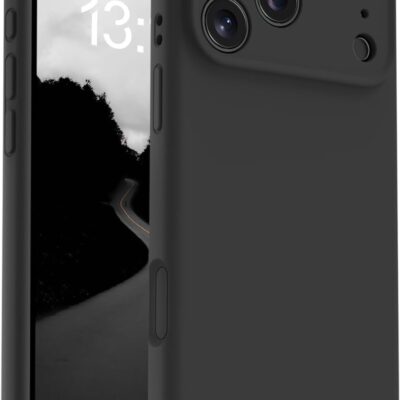 Juodas dėklas Apple iPhone 17 Pro Max x-level dynamic su matiniu paviršiumi ir apsauga kamerai