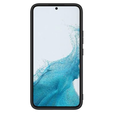 Juodas dėklas Nillkin Textured PRO Hard telefonui Samsung A546 A54 5G aplink telefoną