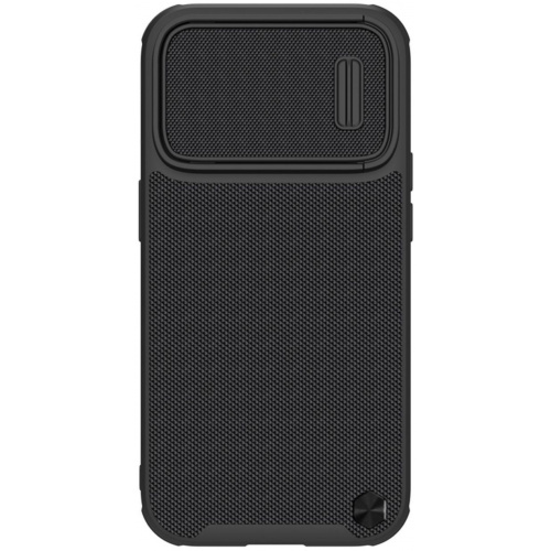 Juodas dėklas Nillkin Textured S iPhone 14 Pro Max Juodas dėklas Nillkin Textured S telefonui Apple iPhone 14 Pro Max su tekstūruota paviršiaus danga