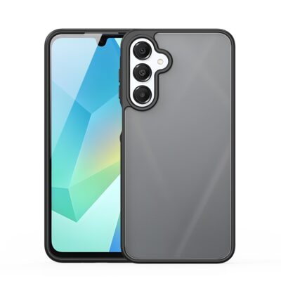 Juodas dėklas Samsung A165 A16 4G A166 A16 5G Dux Ducis Yind permatomas ir apsaugantis kamerą
