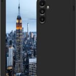 Juodas dėklas Samsung A245 A24 4G / A246 A24 5G Mercury Silicone su matiniu paviršiumi ir fotoaparato angomis