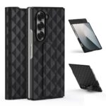 Juodas dėklas Samsung F956 Z Fold 6 Dux Ducis Fitt su trikampių raštu