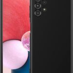 Juodas dėklas Samsung Galaxy A135 A13 4G Mercury Soft su matiniu paviršiumi ir tiksliais jungčių pjūviais