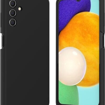 Juodas dėklas Samsung Galaxy A136 A13 5G su atvira kamera ir ekranu