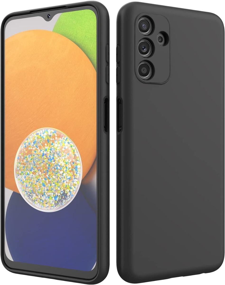 Juodas dėklas Samsung Galaxy A145 A14 4G A146 A14 5G X-level Guardian Juodas dėklas Samsung Galaxy A145 A14 4G ir A146 A14 5G telefonams su matinės tekstūros paviršiumi