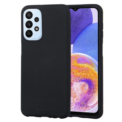 Juodas dėklas Samsung Galaxy A235 A23 4G / A236 A23 5G Mercury Soft juodos spalvos