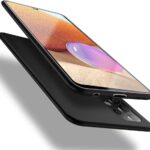 Juodas dėklas Samsung Galaxy A235 A23 su apsauga nuo smūgių