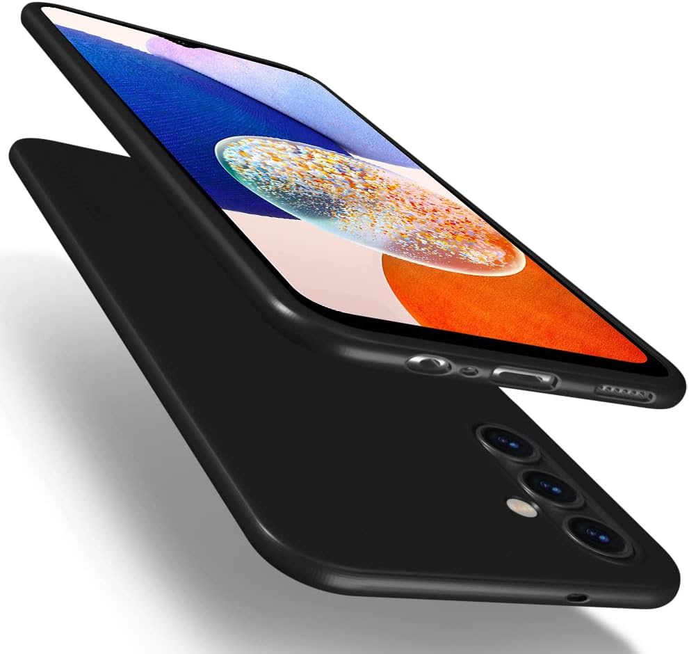 Juodas dėklas Samsung Galaxy A245 A24 4G A246 A24 5G X-level Guardian Juodas dėklas Samsung Galaxy A245 A24 4G A246 A24 5G X-level Guardian, matomas iš dviejų kampų
