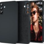 Juodas dėklas Samsung Galaxy A256 A25 5G X-level Dynamic su matiniu paviršiumi ir tiksliais išpjovomis kamerai bei mygtukams