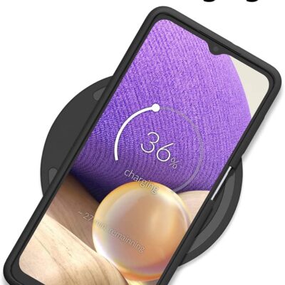 Juodas silikoninis dėklas Samsung Galaxy A336 A33 5G telefonui su apsauga ir tvirtomis kraštinėmis