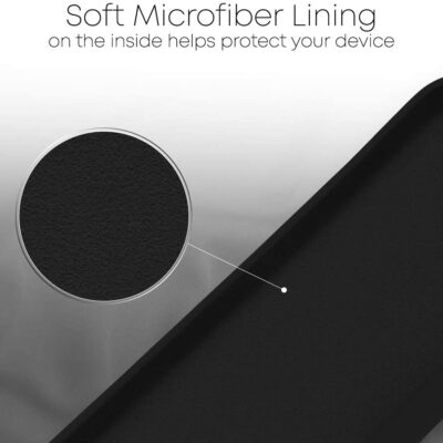 Juodas dėklas Samsung Galaxy A515 A51 Mercury Silicone su mikropluošto pamušalu viduje