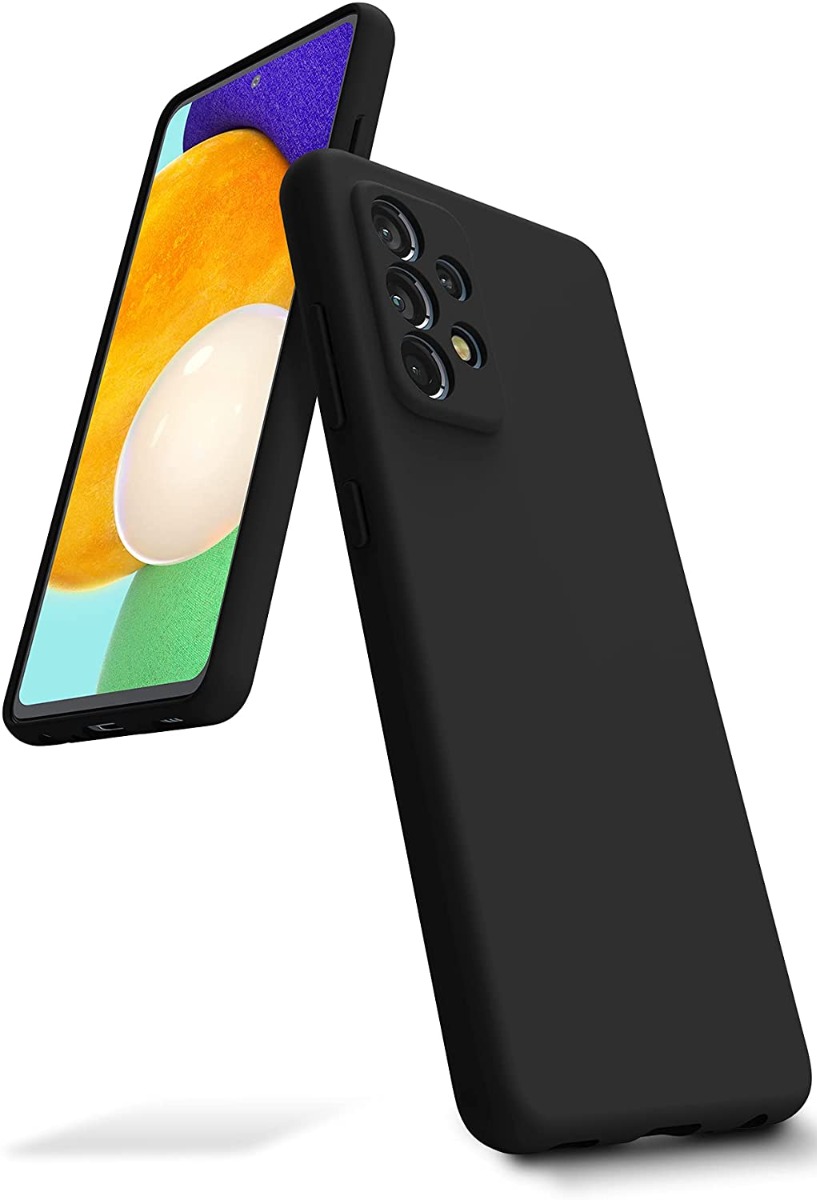 Juodas dėklas Samsung Galaxy A525 A52 Mercury Silicone Juodas dėklas Samsung Galaxy A525 A52 su silikono paviršiumi apsaugai ir tvirtumui