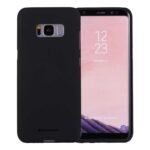 Juodas dėklas Samsung Galaxy G950 S8 Mercury Soft matomas iš priekio ir nugarėlės