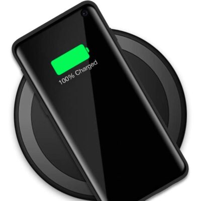 Juodas dėklas Samsung Galaxy G973 S10 Mercury Soft ant belaidžio krovimo pado