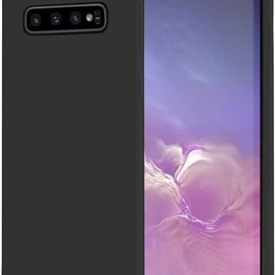 Juodas dėklas Samsung Galaxy G973 S10 Mercury Soft su matiniu paviršiumi ir fotoaparato anga