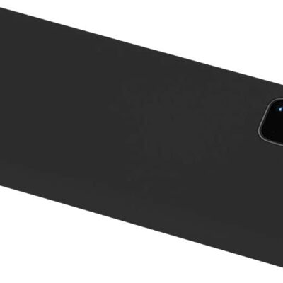 Juodas dėklas Samsung Galaxy G986 S20 Plus Mercury Soft su matiniu paviršiumi ir kameros anga