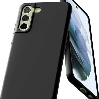 Juodas dėklas Samsung Galaxy G990 S21 FE 5G Mercury Silicone su silikono paviršiumi ir tiksliais pjūviais kamera ir jungtimis