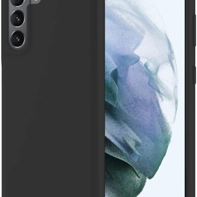 Juodas dėklas Samsung Galaxy S21 Plus Mercury Soft su trimis kameros objektyvais ir matinio paviršiaus tekstūra