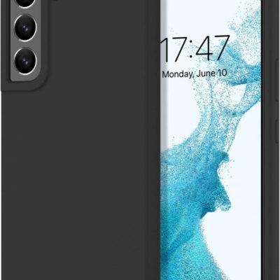 Juodas dėklas Samsung Galaxy S22 Plus X-level Dynamic su matiniu paviršiumi ir apsauga kamerai