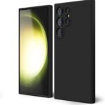 Juodas dėklas Samsung Galaxy S918 S23 Ultra 5G X-level Dynamic aplink telefoną