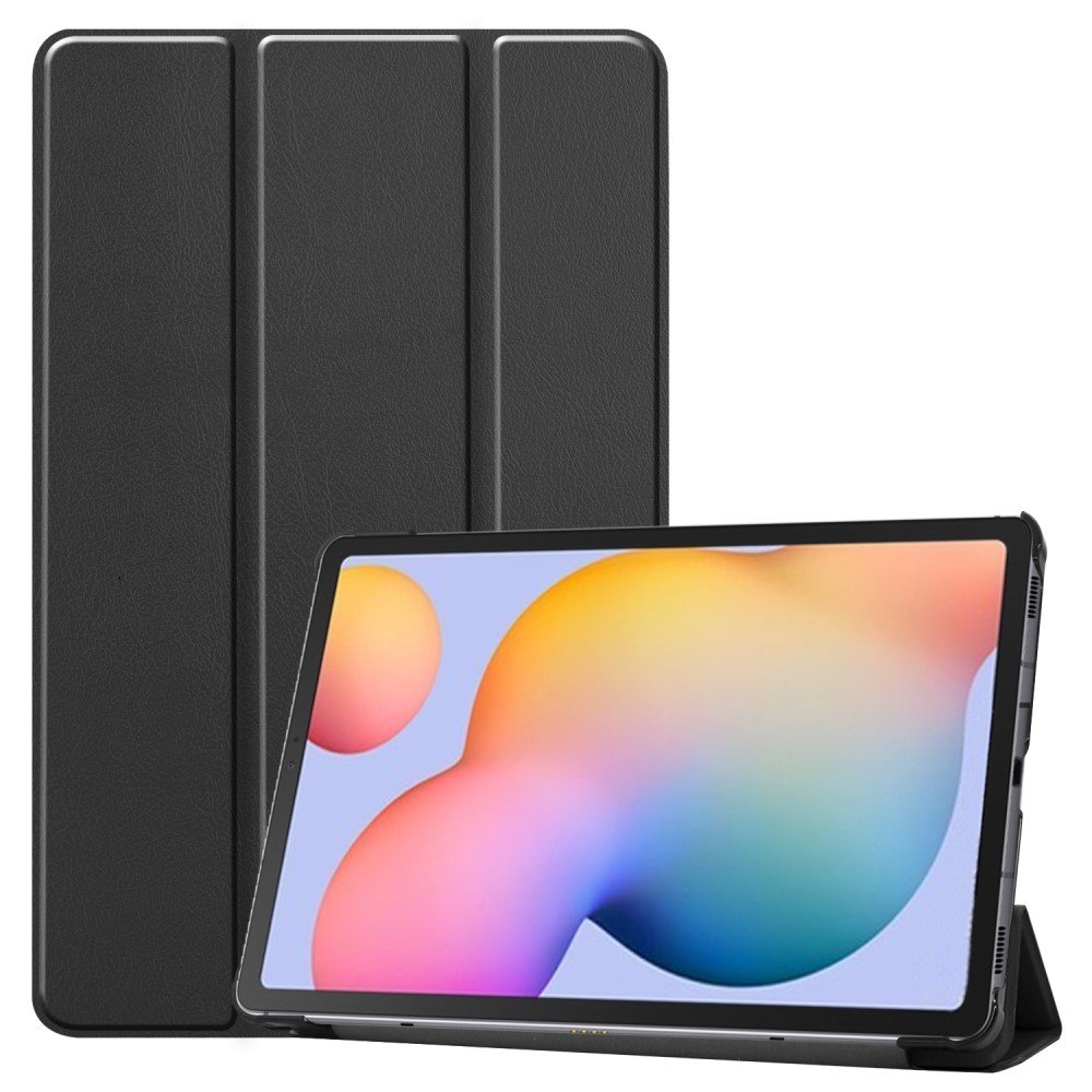 Juodas dėklas Samsung P610 P615 Tab S6 Lite 10.4 Smart Leather Juodas dėklas Samsung P610 P615 Tab S6 Lite 10.4 Smart Leather su stovu