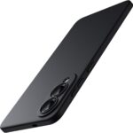 Juodas dėklas Samsung S937 S25 Edge X-level Guardian su matiniu paviršiumi ir kamerų apsauga