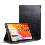 Juodas dėklas Samsung X110 X115 Tab A9 8.7 X130 X135 Tab A11 8.7 X-Level Kite su stovu ir odos efektu