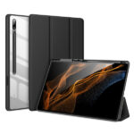 Juodas dėklas Samsung X900 X906 Tab S8 Ultra Dux Ducis Toby su trijų dalių priekiu