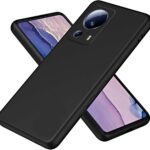 Juodas dėklas Xiaomi 13 Lite X-level Dynamic su matiniu paviršiumi ir apsauga kameroms