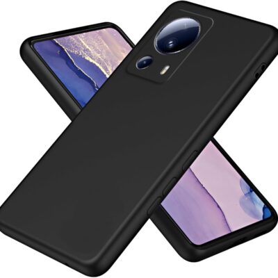 Juodas dėklas Xiaomi 13 Lite X-level Dynamic su matiniu paviršiumi ir apsauga kameroms