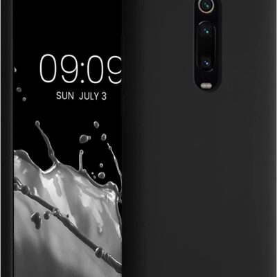 Juodas dėklas Xiaomi Mi 9T X-level Guardian matomas priekinės ir galinės telefono dalies pusėse