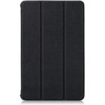 Juodas dėklas Xiaomi Mi Pad 5 Pro, matomas iš priekio, su trijų segmentų dangteliu