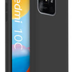 Juodas dėklas Xiaomi Redmi 10C X-level Dynamic priekinė ir galinė pusė su kamera