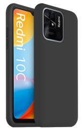 Juodas dėklas Xiaomi Redmi 10C X-level Dynamic priekinė ir galinė pusė su kamera