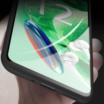 Juodas dėklas Xiaomi Redmi Note 12 5G X-level Guardian apsaugo telefoną iš apačios