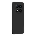 Juodas dėklas Xiaomi Redmi Note 14 Pro 5G Liquid Silicone su 1.5mm storio apsauga telefono kamerai