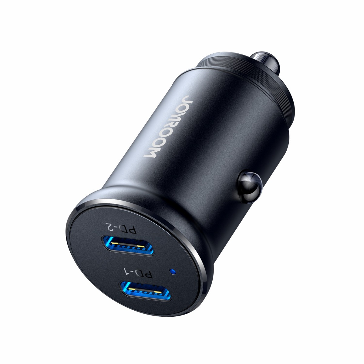 Juodas įkroviklis automobilinis Joyroom CCN06 2xUSB-C 30W Juodas įkroviklis automobilinis Joyroom CCN06 su dviem USB-C jungtimis