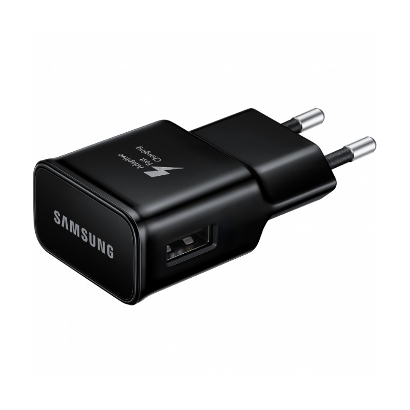 Juodas įkroviklis originalus Samsung EP-TA200NBE 15W Juodas originalus Samsung EP-TA200NBE 15W įkroviklis su USB jungtimi