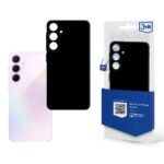 Juodas matinis dėklas Samsung Galaxy A356 A35 5G su trimis kamerų angomis ir ekrano apsauga pakuotėje