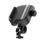 Juodas telefono laikiklis dviračiui Joyroom JR-ZS431 su tekstūruota paviršiaus dalimi