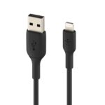 Juodas USB kabelis Belkin Boost Charge USB-A to Lightning 1.0m su metaliniu USB ir Lightning jungtimis