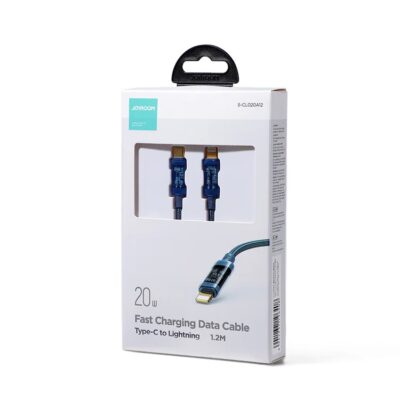 Juodas USB kabelis Joyroom S-CL020A12 USB-C to Lightning 20W 1.2m dėžutėje