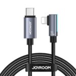 Juodas Joyroom S-CL020A17 USB-C to Lightning kabelis su 20W galios ir pynimu 1.2 m ilgio