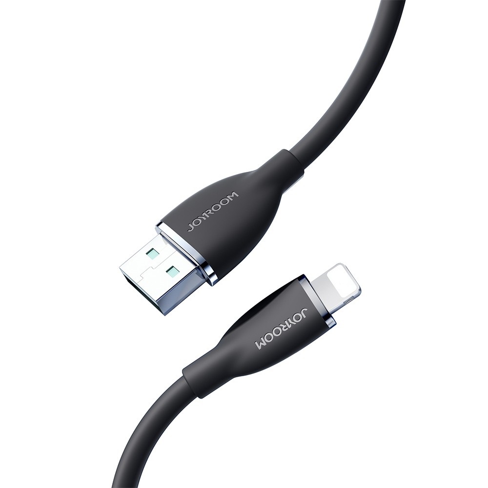 Juodas USB kabelis Joyroom SA29-AL3 Juodas USB kabelis Joyroom SA29-AL3 USB to Lightning jungtys